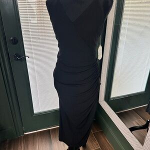 Elegant Black Sleeveless Dress